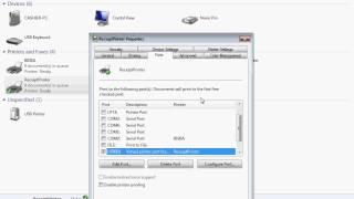 How to setup USB Printer Port)