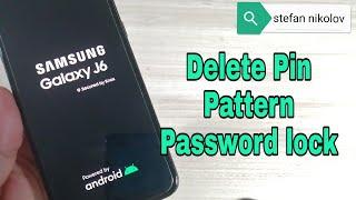 How to Hard Reset Samsung J6 SM-J600F, Delete Pin, Pattern, Password lock.