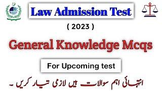 Most important General knowledge Mcqs for Law Admission Test (LAT)