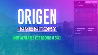 [New] Origen Inventory - QBCore & ESX Versión - Script Five M