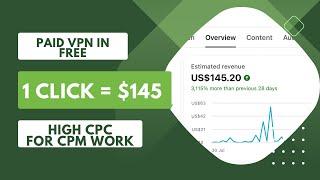 $100 Daily Earning | Self Click Earning | High CPM Proxy | CPM Work | CPAGRIP | Adsterra auto click