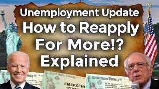 How to Reapply? Unemployment Benefits Extension UPDATE Sept 2021 Tradition UI PUA PEUC EDD Rollover