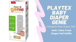 playtex baby diaper genie | Complete New Diaper Pail | with 3 Max Fresh Diaper Pail Refills #shorts