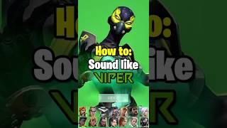 How to sound like Viper from Valorant or any other agent with Community Voices #tutorial #valorant