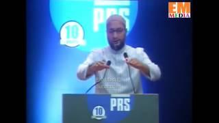 Amazing Thoughts by Asaduddin Owaisi Sharing His Views in PRS Legislative Conference