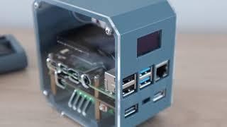 Mini Raspberry Pi Server With Built In UPS & Stats Display