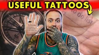 6 Tattoos That Are Surprisingly USEFUL & Will Make Everyday Life EASIER!