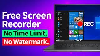 How to Screen Record on Windows 10 for FREE | No Watermark No Time Limit