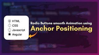 CSS Radio Buttons with Anchor Positioning – No JavaScript Needed!