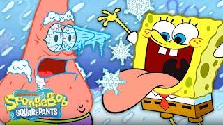 Every Time It Snows in Bikini Bottom! ️ | SpongeBob