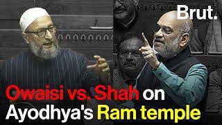 Owaisi vs. Shah on Ayodhya's Ram temple