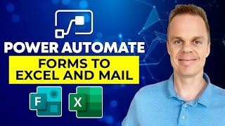 Microsoft Power Automate - How to get Forms responses to Excel and Email - Full Tutorial