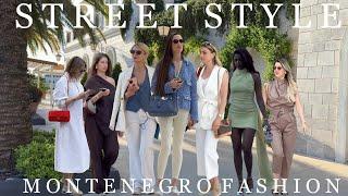 Chic Street Fashion and Style|Spring Outfit Ideas 2024|High Street Fashion Montenegro
