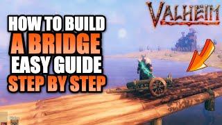 Valheim Tips Building A Bridge - Easy Step By Step Guide! Transport Kart Goods!