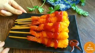 Superb Chinese Deep Fried Prawn Fritters - Crispy Golden Shrimp Fritters Recipe