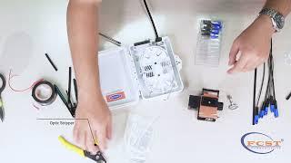 How to install the FTTH terminal box?