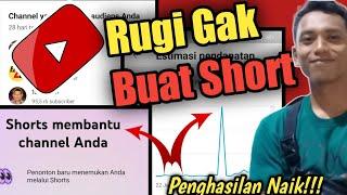 Rugi Kalau Tidak Buat Video Short!!! Menaikkan Jumlah View dan Penghasilan YouTube