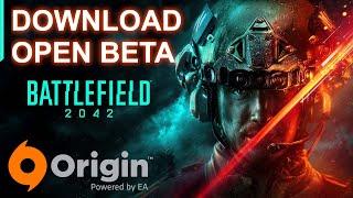 How to download the BATTLEFIELD 2042 Open Beta on PC (Origin)