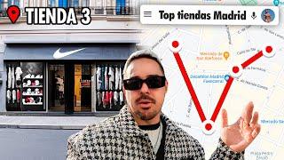 RUTA MEJORES TIENDAS de SNEAKERS Y STREETWEAR en MADRID CENTRO - por si vienes de VACACIONES