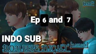 Bonfire Night [Taekook] INDO SUB (Ep 6,7) - Bts Universe Story