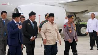 Presiden Prabowo Tiba di Tanah Air dan Lakukan Ratas Terkait Nataru, Halim Perdanakusuma,23 Des 2024