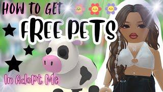 HOW TO GET *FREE PETS* IN ADOPT ME! *WORKS EVERYTIME*