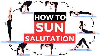 How to do a Sun Salutation A | Yoga for Beginners Pose Tutorial