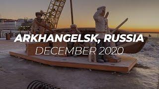 Arkhangelsk, Russia. December 2020