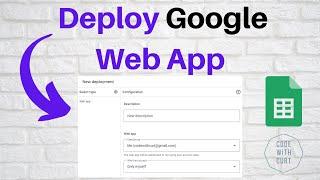 Deploy Google Web App