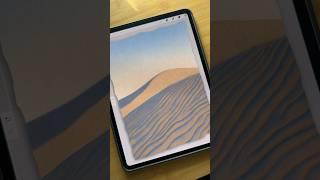 Procreate Desert Tutorial #procreatetutorials #procreatebrushes
