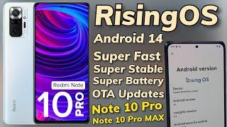 Install RisingOS A14 ON Redmi Note 10 Pro & Pro MAX Superb ROM