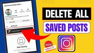 How To Delete All Saved Posts In Instagram