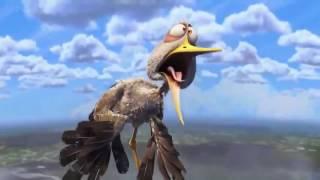 Stork Bird Carrying Baby - Flamingovideo