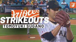 Every Tomoyuki Sugano Strikeout from the World Baseball Classic | Team Japan | Baltimore Orioles