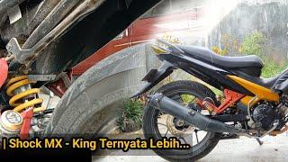 Jupiter MX New 135 Pakai Shock Belakang MX King Ukuran Lebih Tinggi Ini Cara Pasangnya