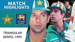 Wasim Akram Shocking Batting Brilliance | Sri Lanka vs Pakistan | Thrilling 12-Run Victory