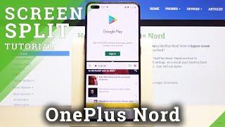 How to Create Spilt Screen in OnePlus Nord - Double Screen