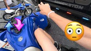 POLICE STOP YZ250F TRADE FOR RAPTOR 700R !?