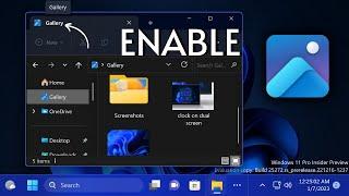 Windows 11 File Explorer has Gallery — How to Enable?