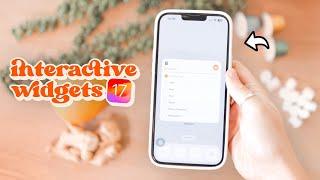 Interactive Widgets on iOS 17 you NEED to try!