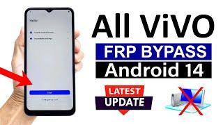 All Vivo Android 14 Google Account/ FRP Bypass - (without PC) - 100% NEW WORKING TRICK