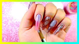 Testing Out Glam & Glits Thermal Mood Effect Acrylic | Molly Moo's Nails