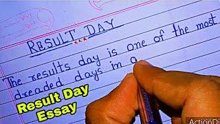 Essay On Result Day in English