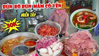 Ăn Bún Mắm Bún Bò Ngon Rẻ  30k Full  Tô Ở Vỉa Hè Sài Gòn