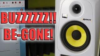 How To Stop The Electrical Noise From Studio Monitors!