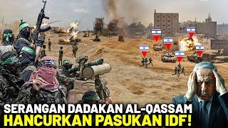 AWAL TAHUN PENUH KESIALAN BAGI ISRAEL! Serangan Dadakan AL-Q4SSAM Bikin Zionis Lari Ketakutan