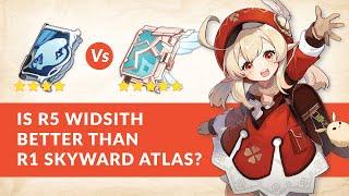 Is R5 Widsith better than R1 Skyward Atlas for Klee ? | Genshin Impact