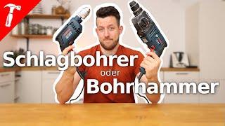 Bohrhammer ODER Schlagbohrer - Ist doch dasselbe, oder ?! | Rob Renoviert