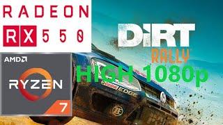 DiRT Rally || RX550 4GB | HIGH Settings -1080p