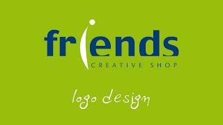 Friends creative shop logo design gallery